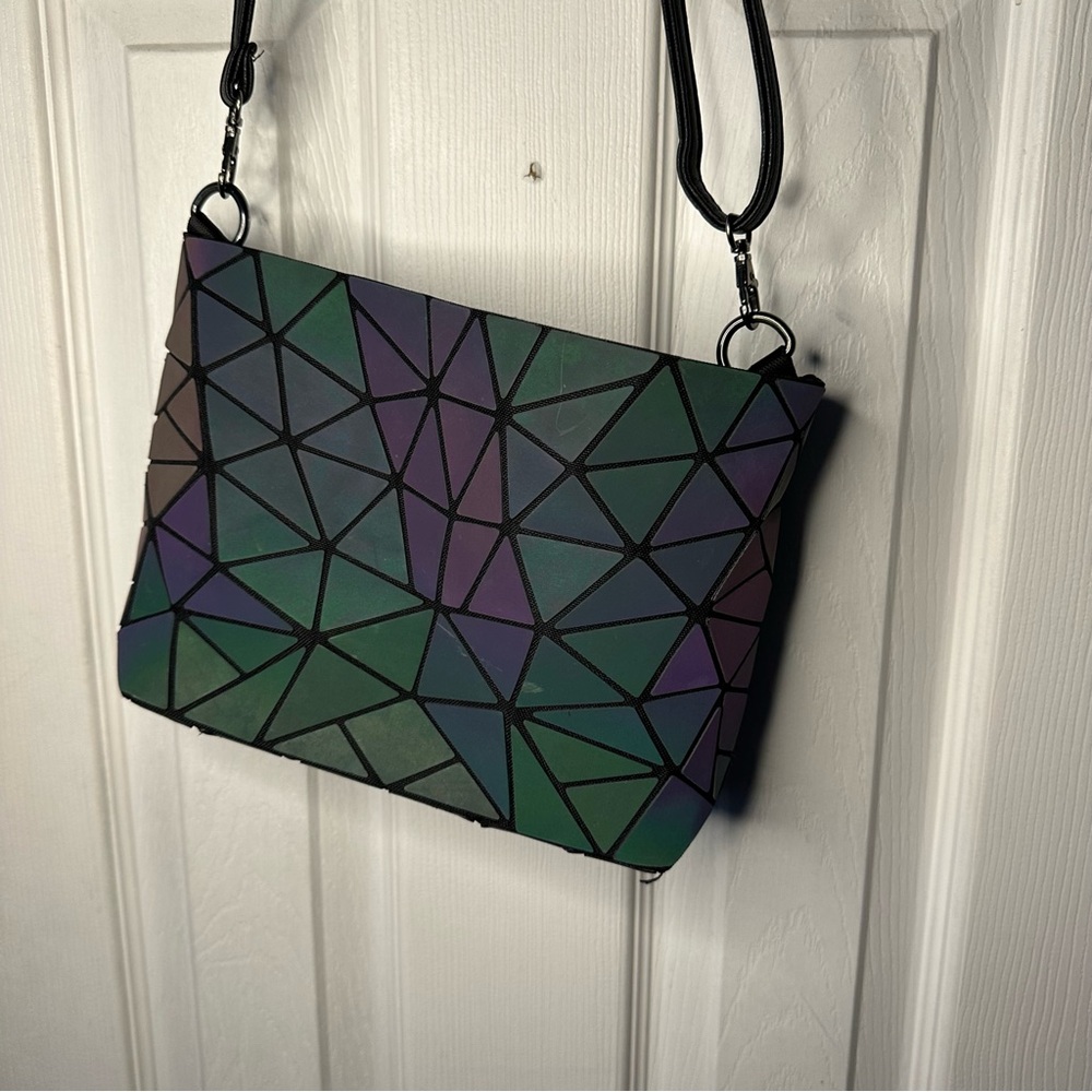 Geometric Patterned Women's Bag - Multicolor